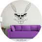 Preview: Wandtattoo 46154 Hase gemein